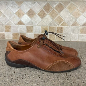 Paul Green Brown Leather Casual Shoes